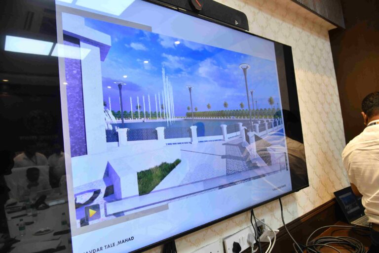 ऐतिहासिक चवदार तळे सुशोभीकरणाचे 20 मार्चला भूमिपूजन मंत्री संजय शिरसाट 2